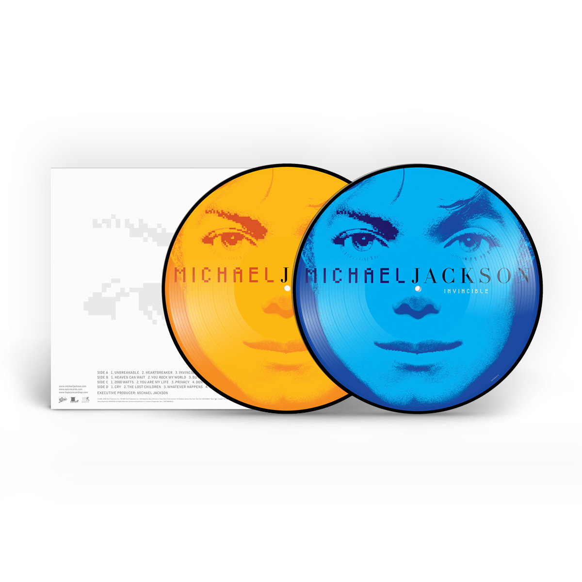 MICHAEL JACKSON INVINCIBLE 2枚組LPレコード Invincible Picture Disc Double LP – Michael Jackson